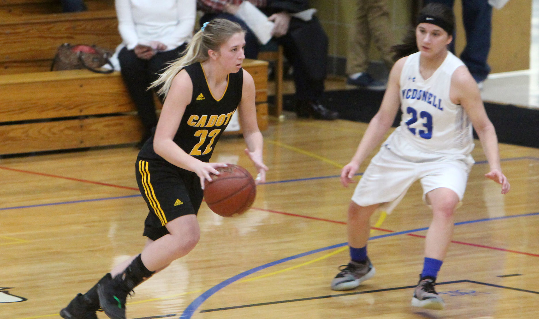 Cadott at McDonell girls basketball 1-3-19